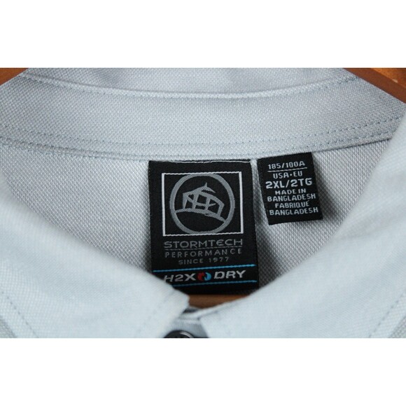 Chevy Corvette Z06 Polo Mens 2XLarge XXL Grey Short Sleeve Golf Shirt Stormtech - Picture 3 of 13